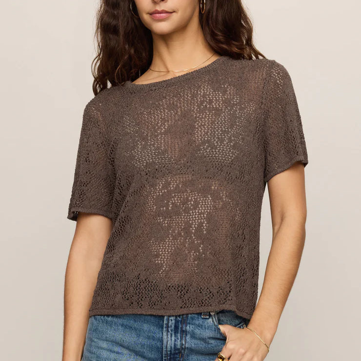 Waverton Crochet Top | Cocoa Latte