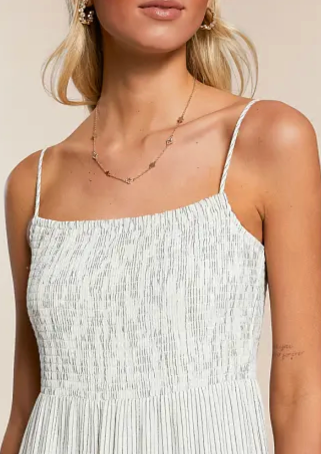 Balos Striped Maxi Dress | Natural