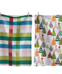 S/2 Tea Towels | Groovy Christmas Trees