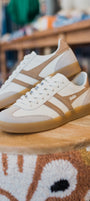 Viper Leather Sneakers | Off White + Caramel