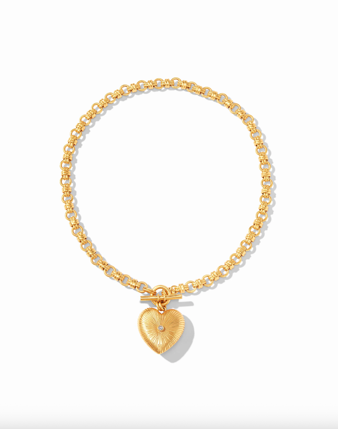 Julie Vos | Esme Heart Necklace | CZ