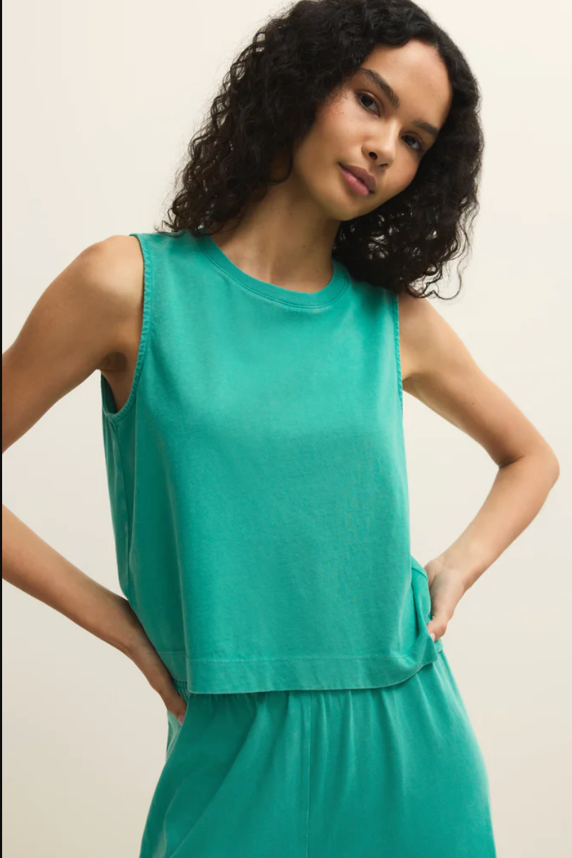 Sloane Jersey Tank | La Palma