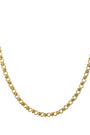 24K Gold Plated Necklace | Gold Circle Link