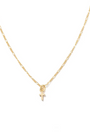 18K Gold Plated Necklace | Dainty Cross