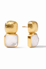 Julie Vos | Catalina Earring | Iridescent Clear Crystal