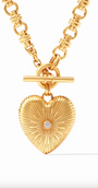 Julie Vos | Esme Heart Necklace | CZ