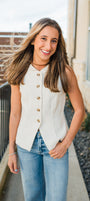 Via Vest | Ivory