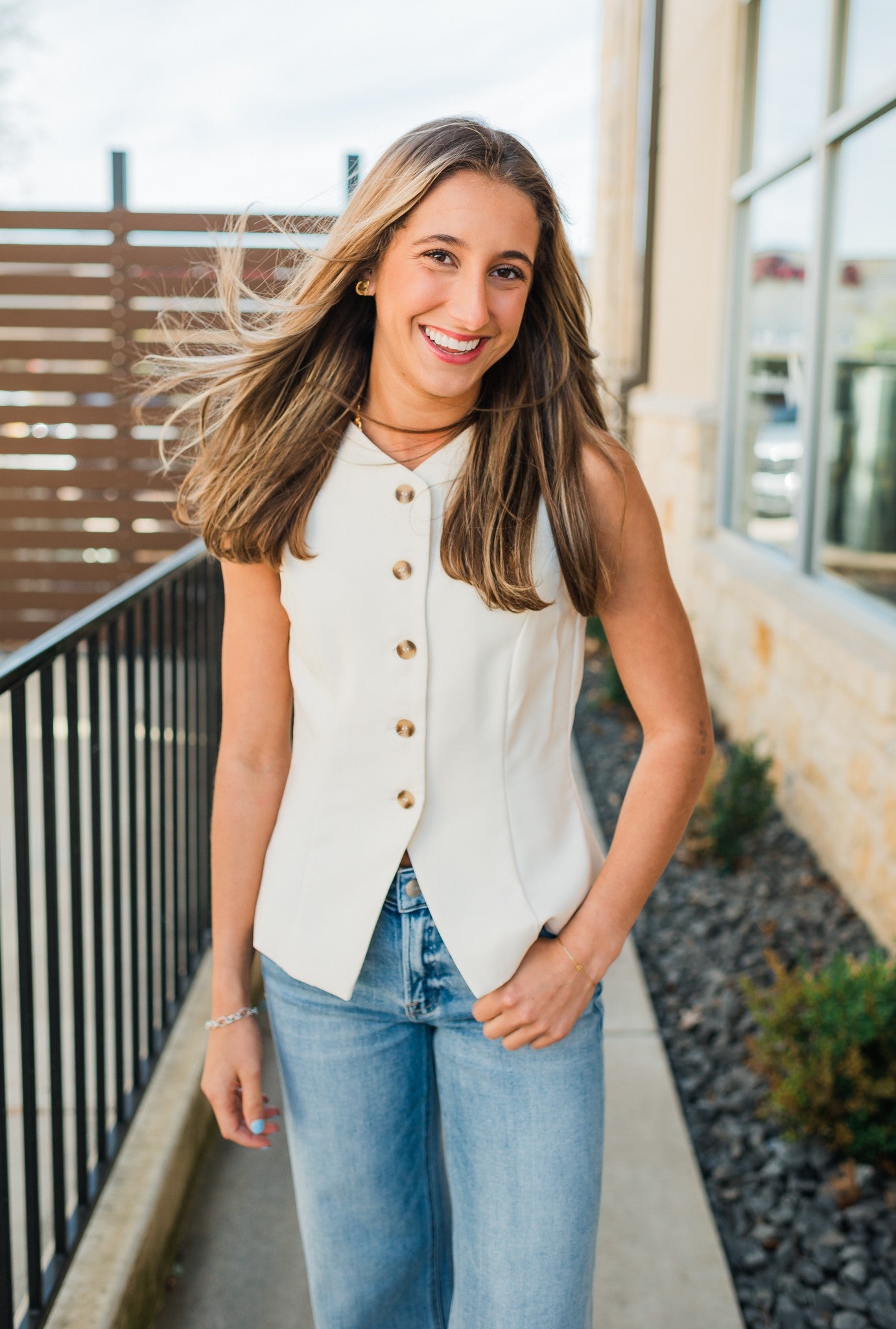 Via Vest | Ivory