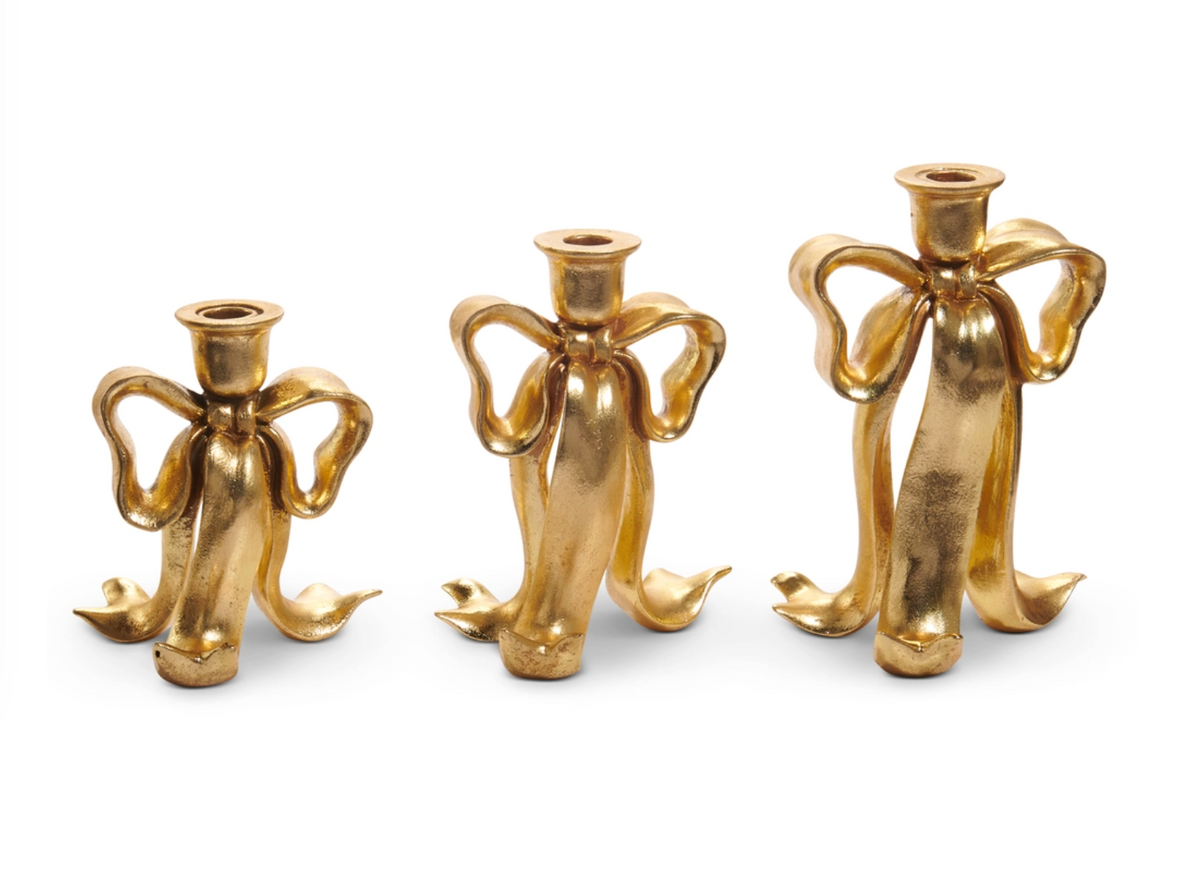 S/3 Bow Candlesticks