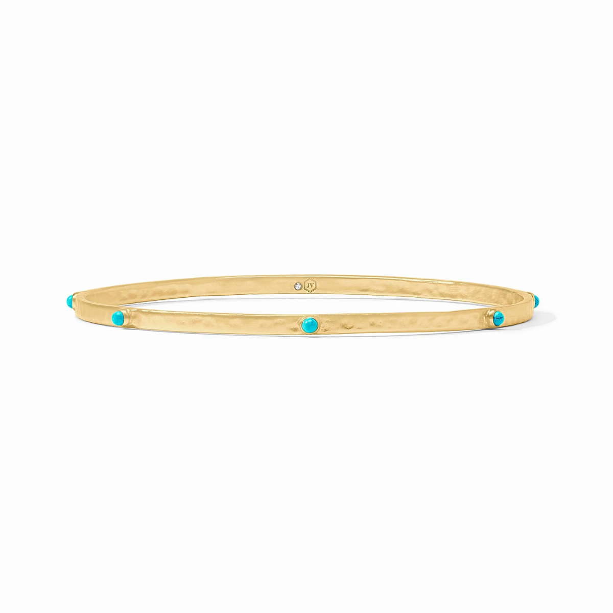 Julie Vos | Crescent Bangle | Turquoise
