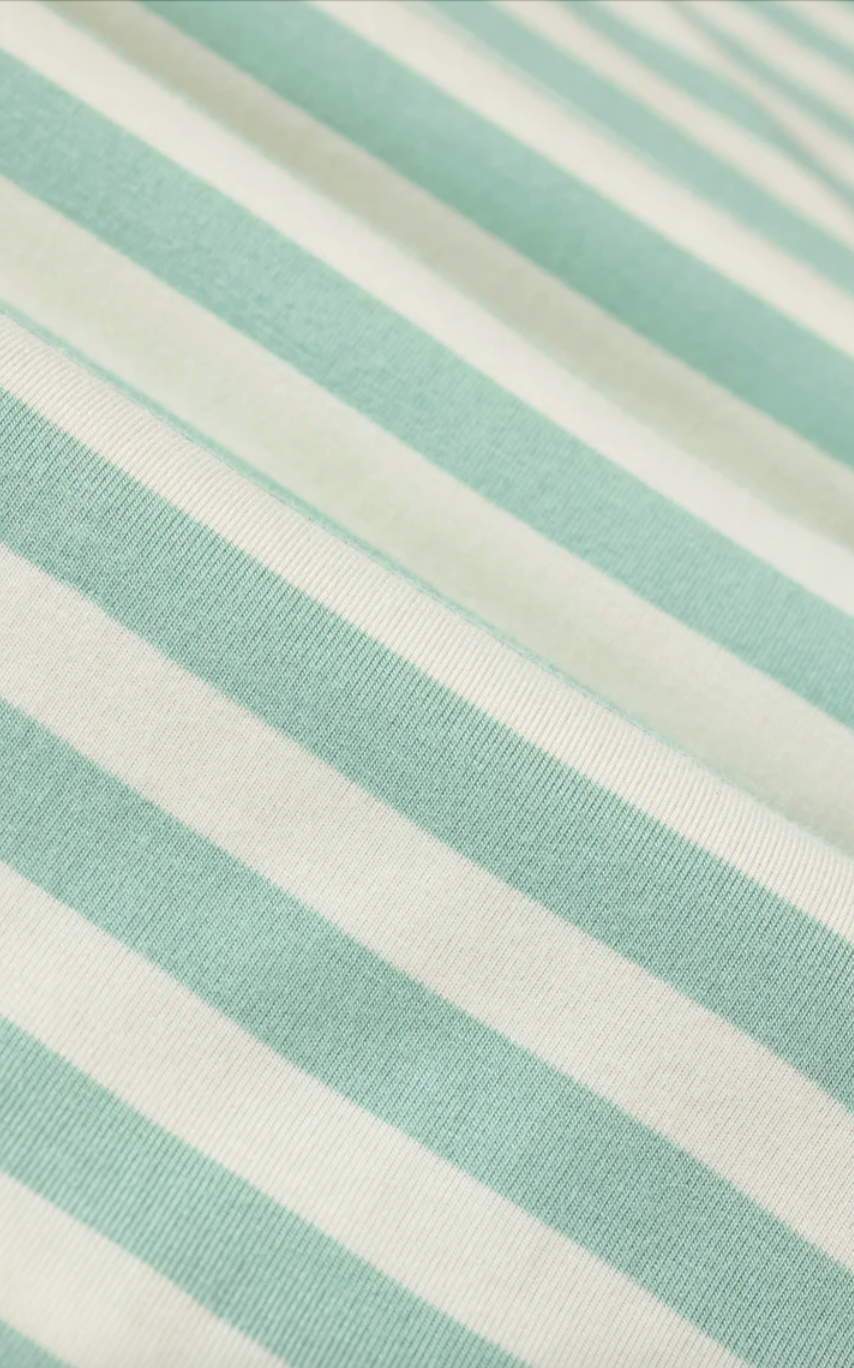 Kiera Stripe Tank | Crystal Green