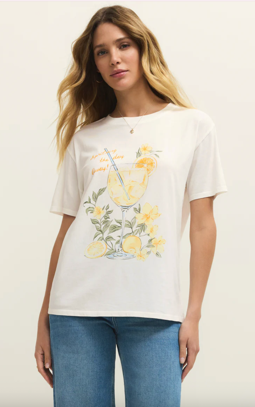 Spritz Boyfriend Tee | Sea Salt