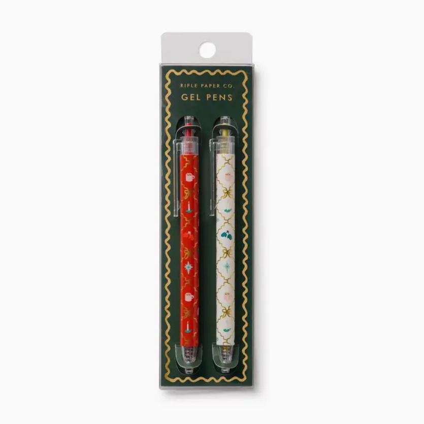 Gel Pens | Holiday Argyle