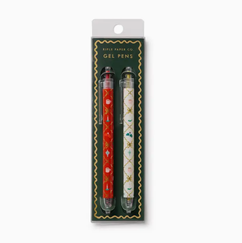 Gel Pens | Holiday Argyle