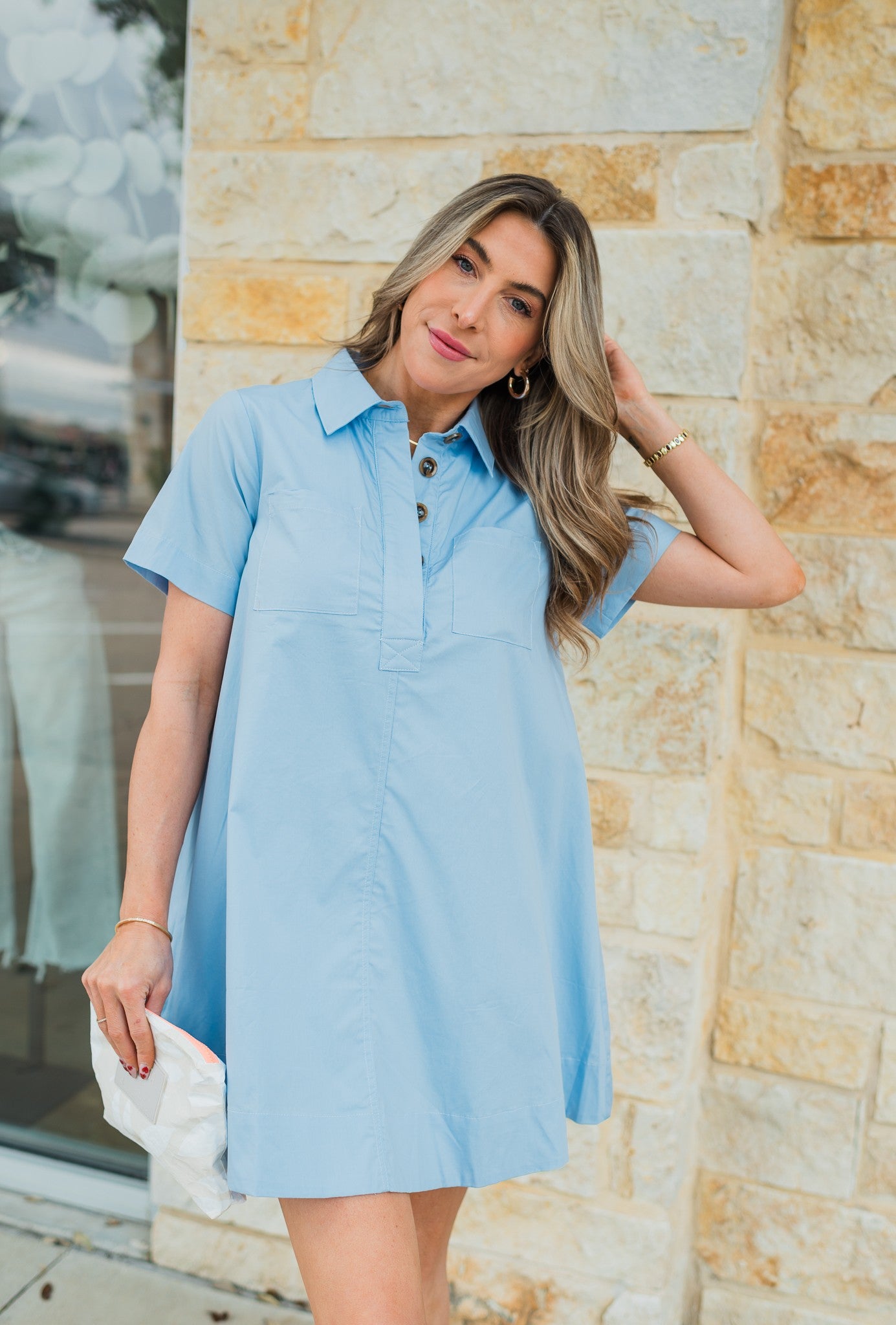 Bella Dress | Baby Blue