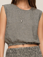 Z Supply | Merit Gingham Top | Black