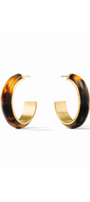 Julie Vos | Carnaby Hoop | Tortoiseshell Medium