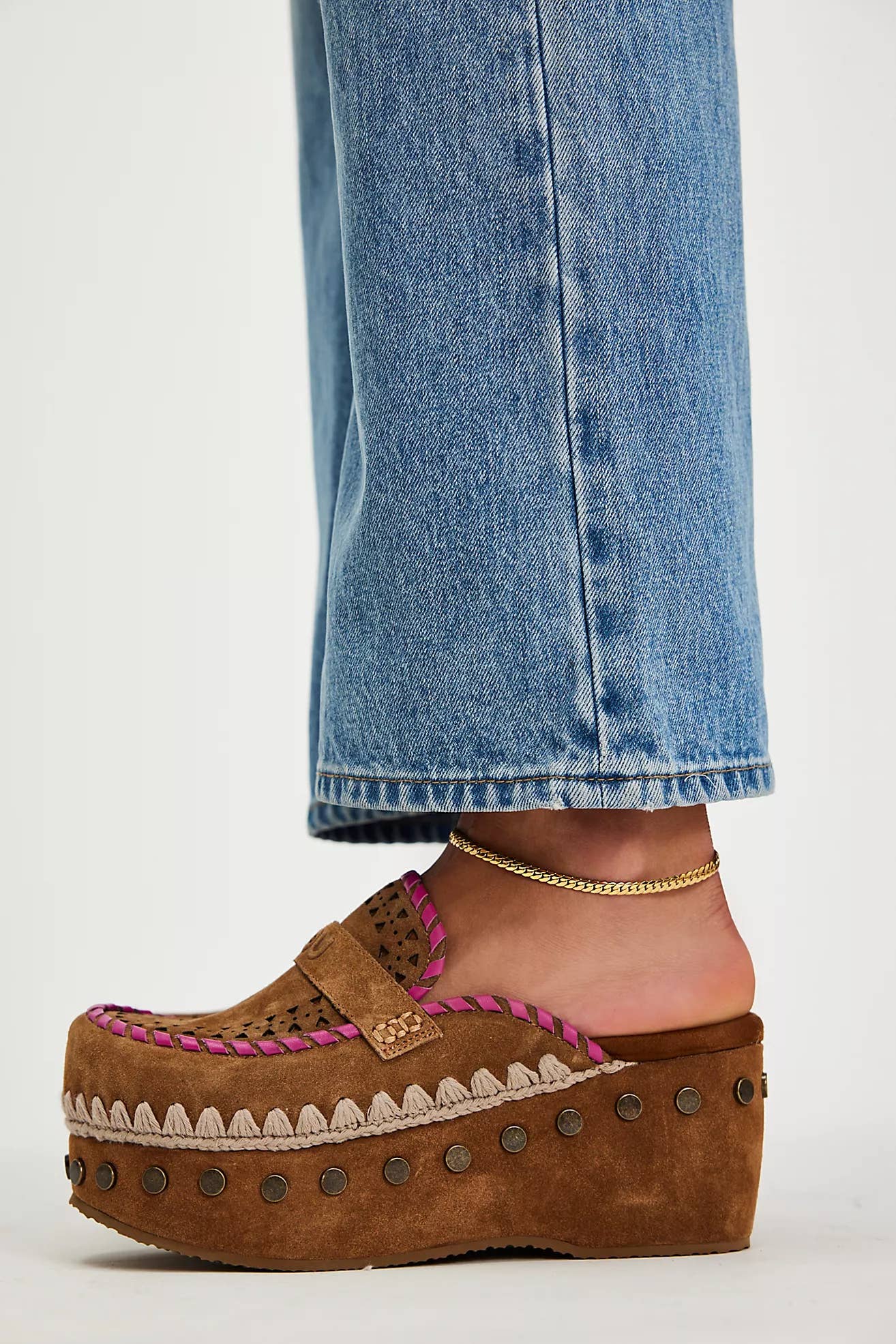 Gold Braided Anklet