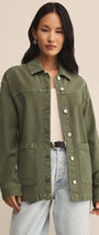 On The Road Twill Jacket | Hunter Green