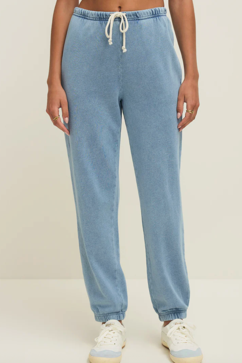 Downtown Knit Denim Jogger | Ocean Air Indigo