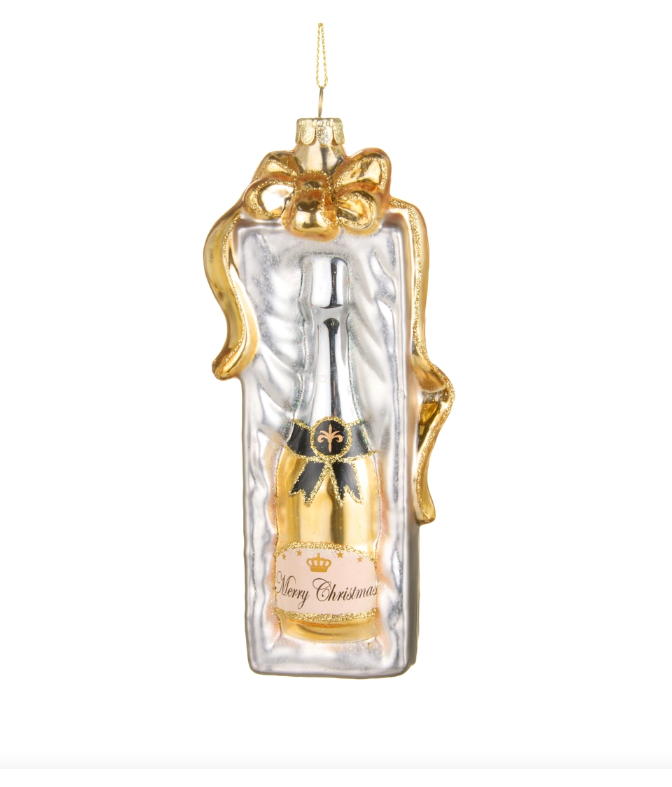 Champagne Gift Ornament