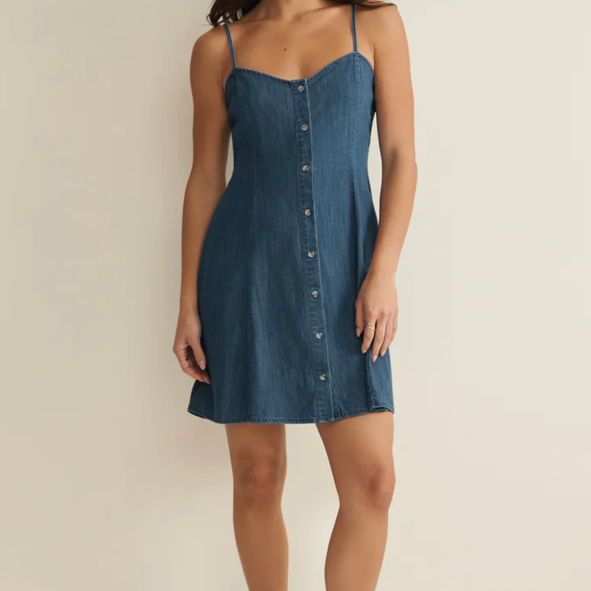 Angel Eyes Mini Dress | Medium Indigo