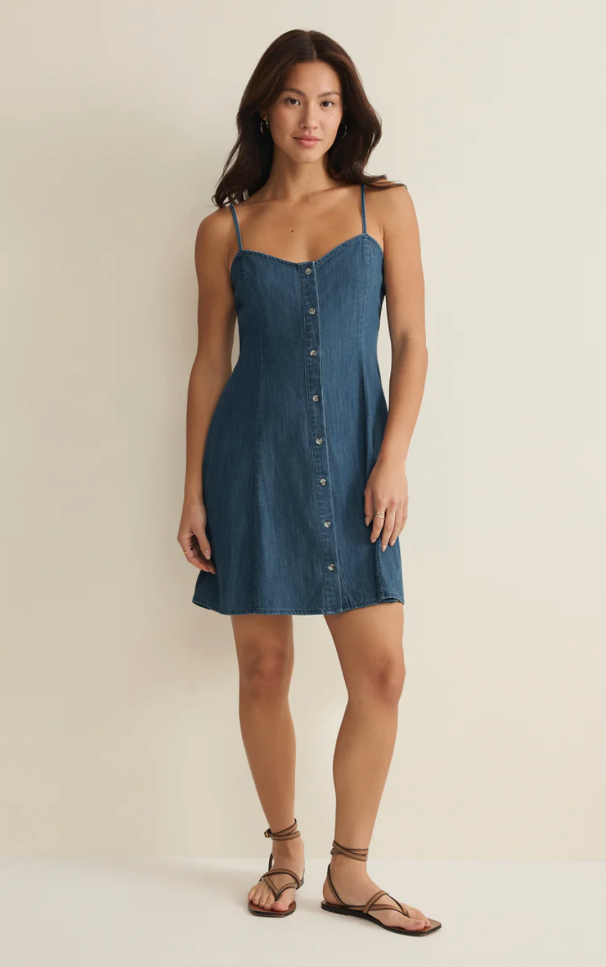 Angel Eyes Mini Dress | Medium Indigo
