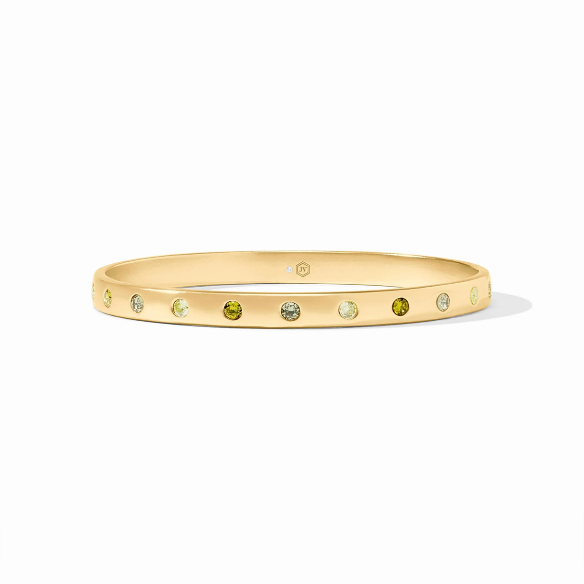 Julie Vos | Rainbow Bangle | Shade of Jade