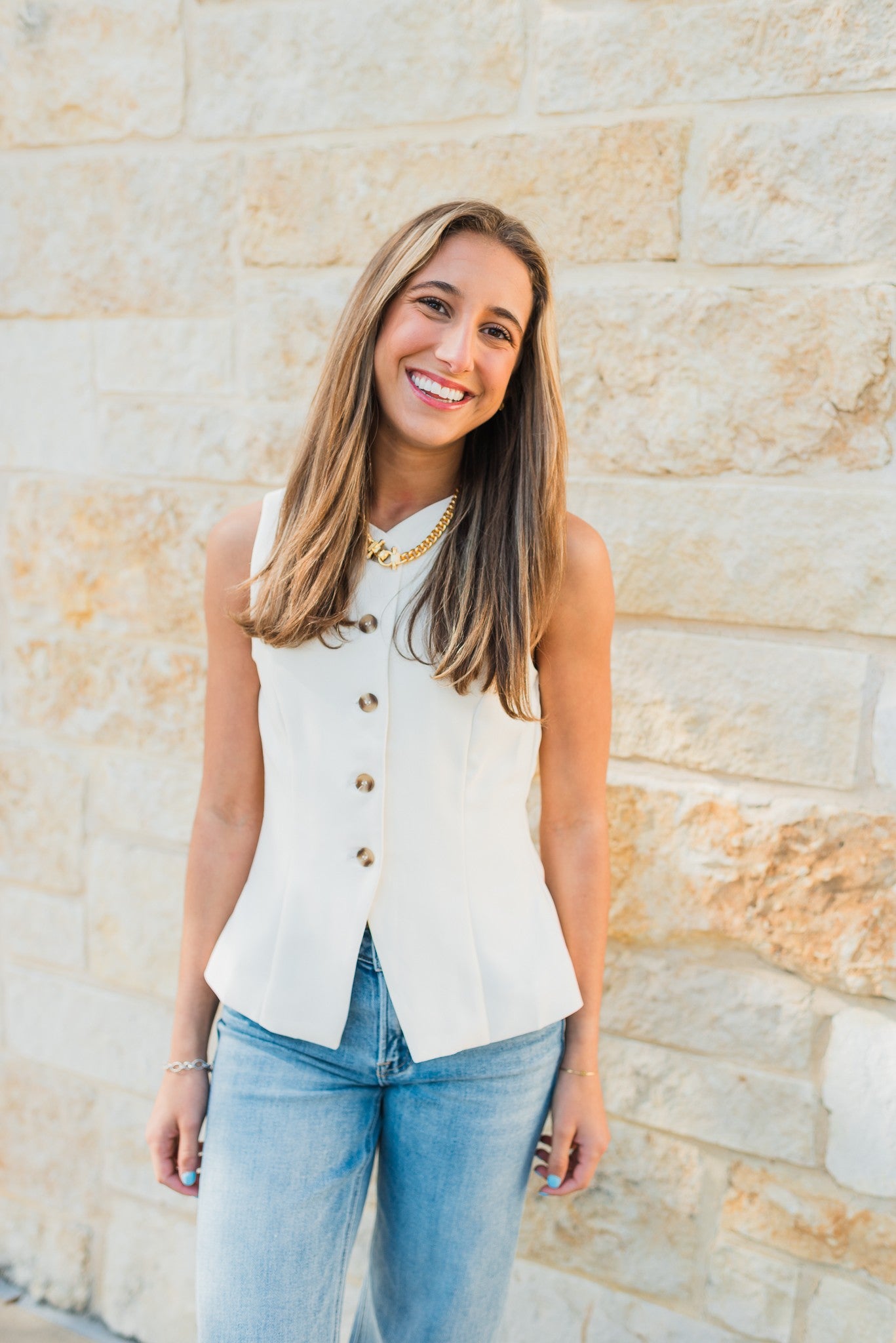 Via Vest | Ivory
