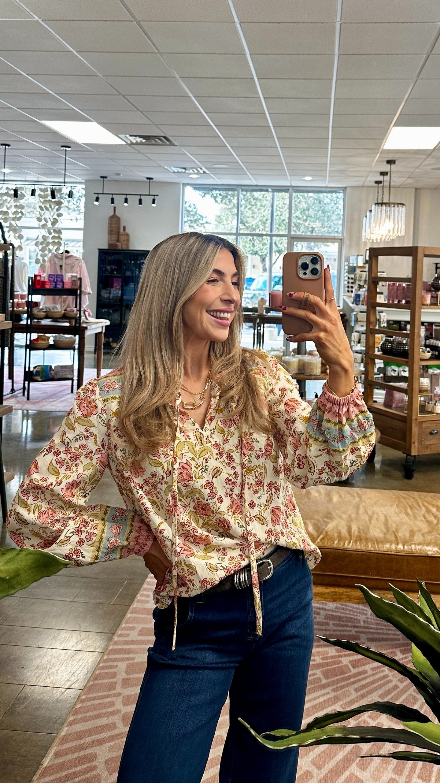 Crissy Top | Cream + Multi