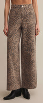 Marli Denim Leopard Pant | Desert Tan