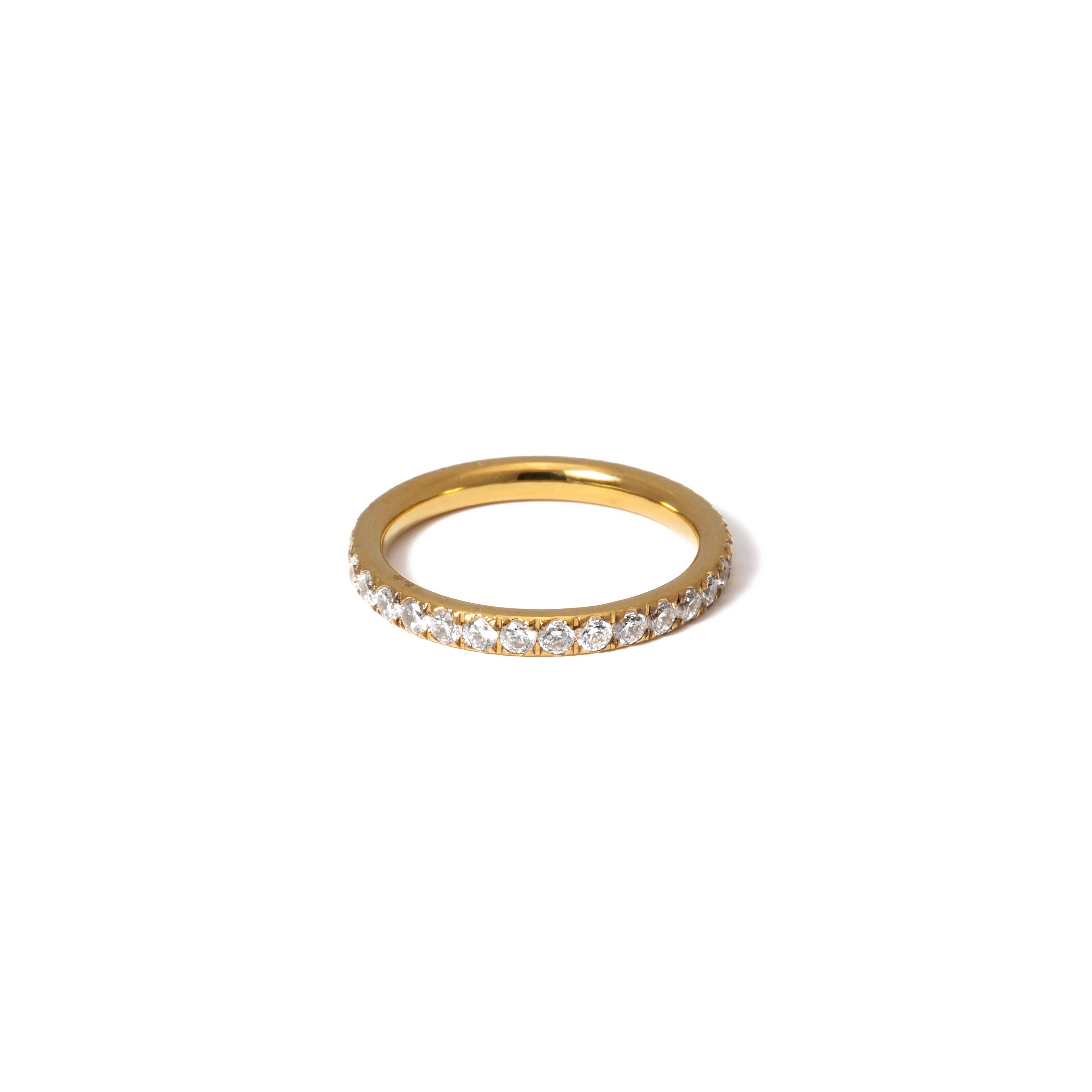Waterproof Dainty Tennis Ring: 6