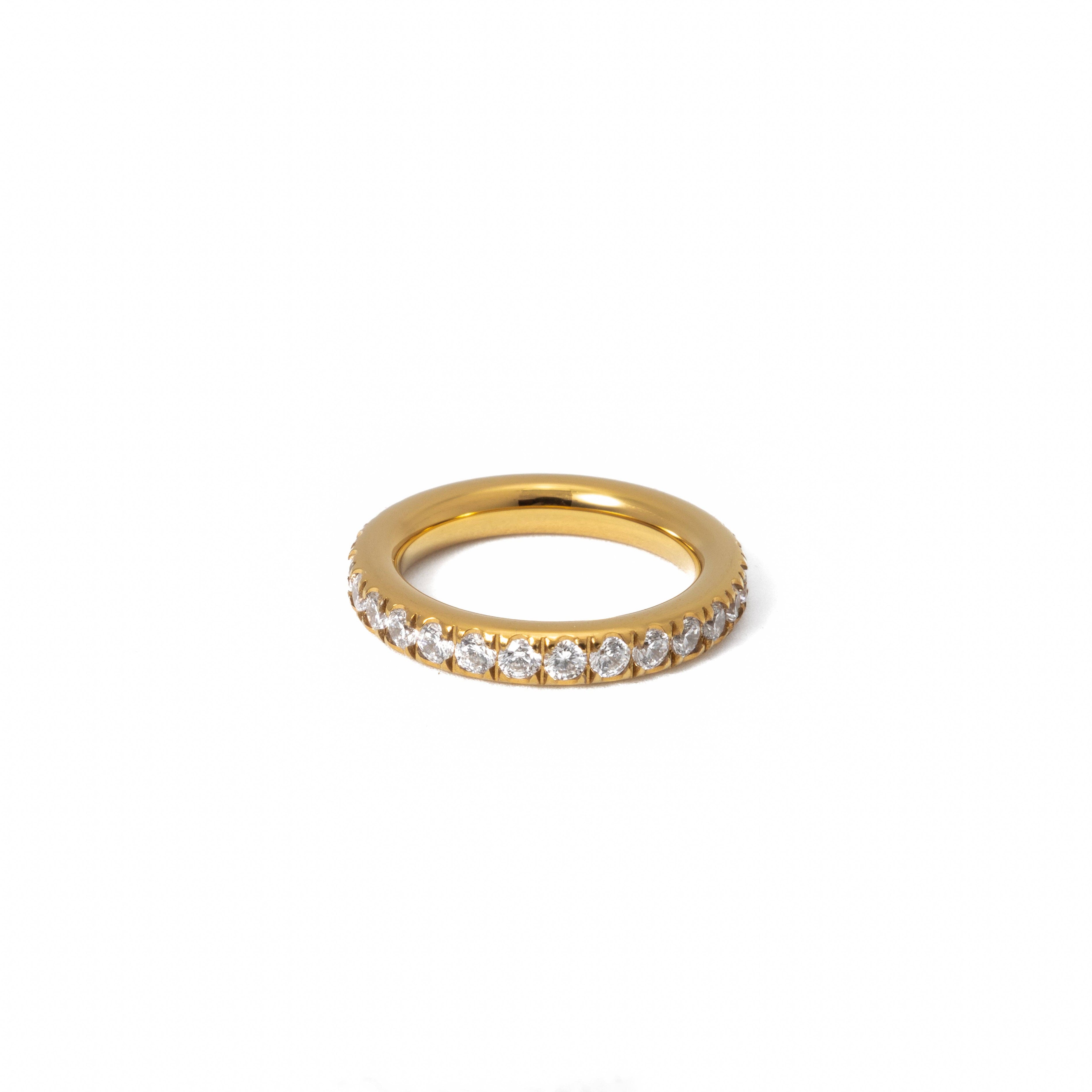 Waterproof Chunky Tennis Ring: 7