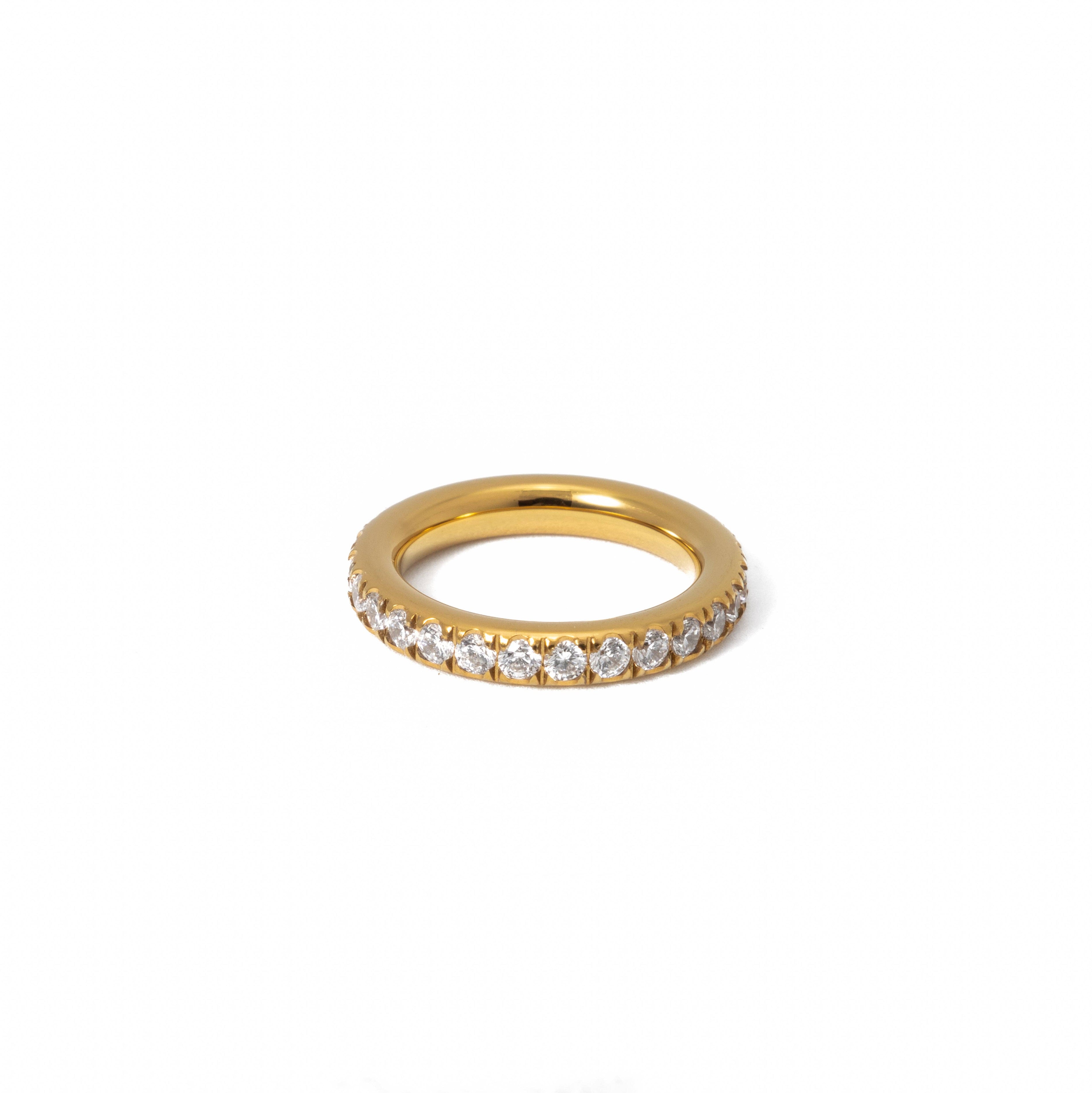 Waterproof Chunky Tennis Ring: 7