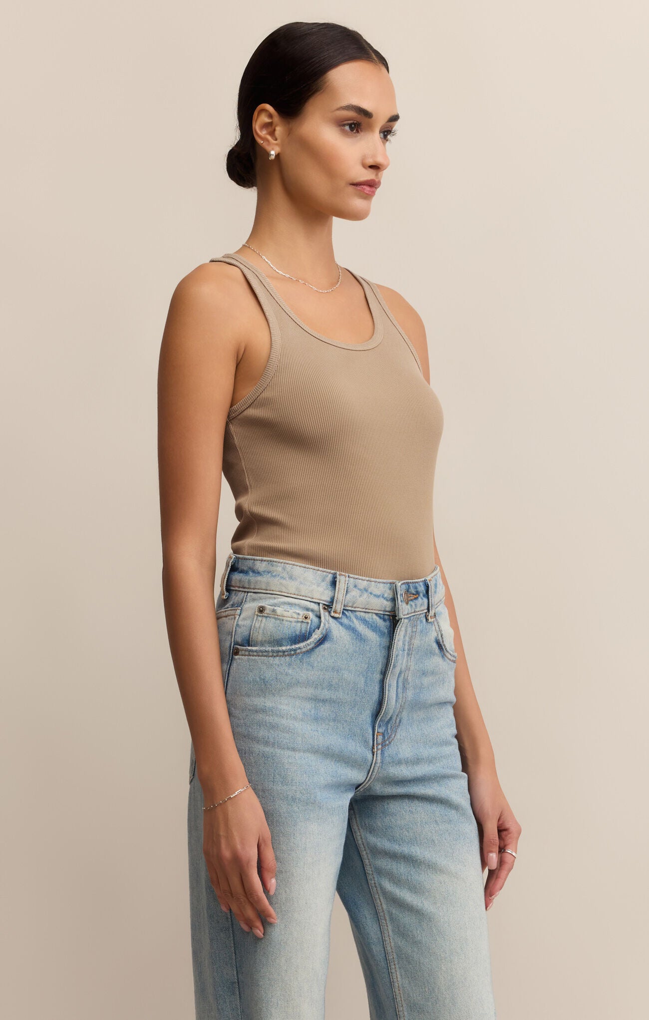Classic Scoop Tank | Desert Tan
