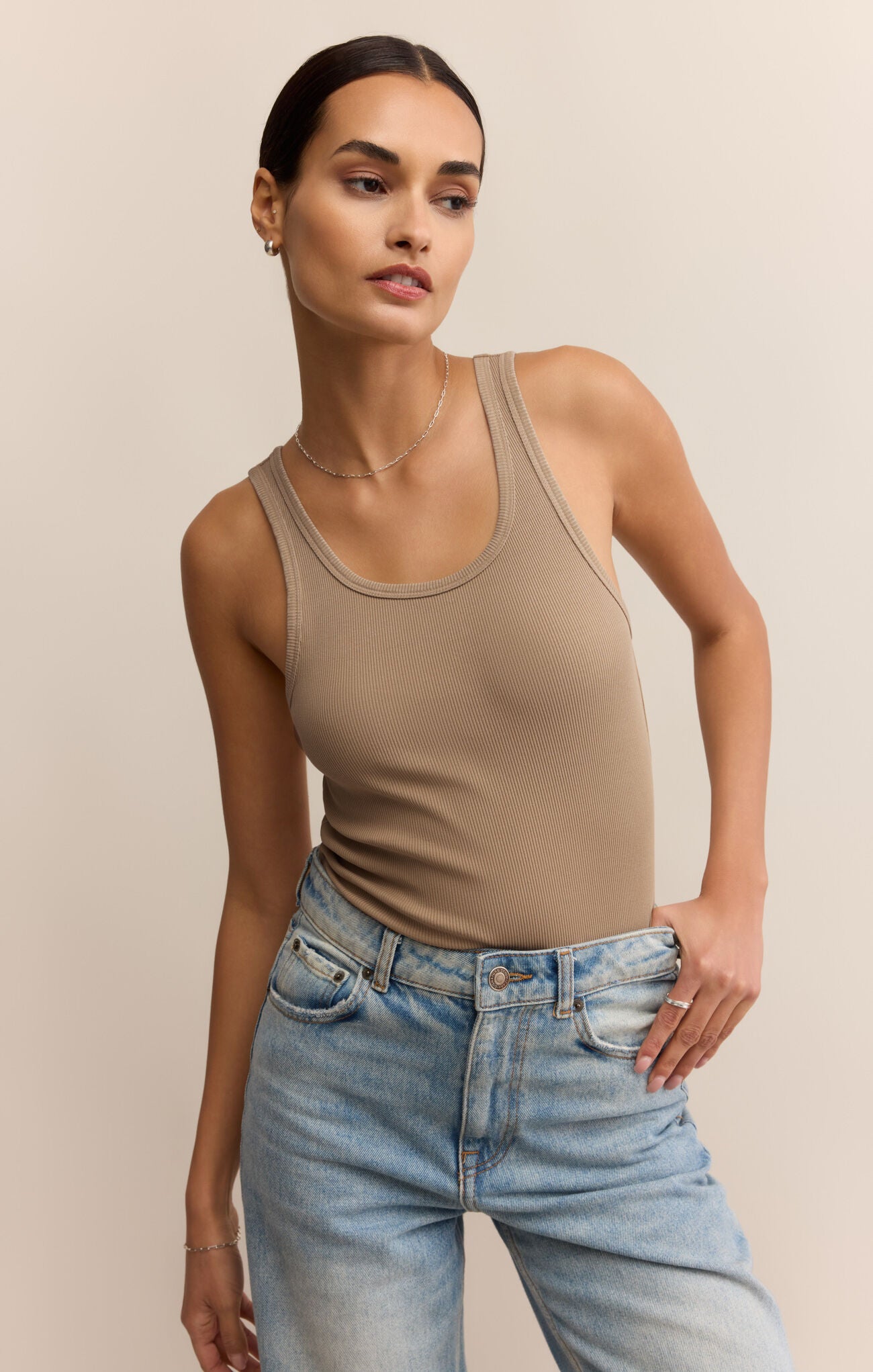 Classic Scoop Tank | Desert Tan