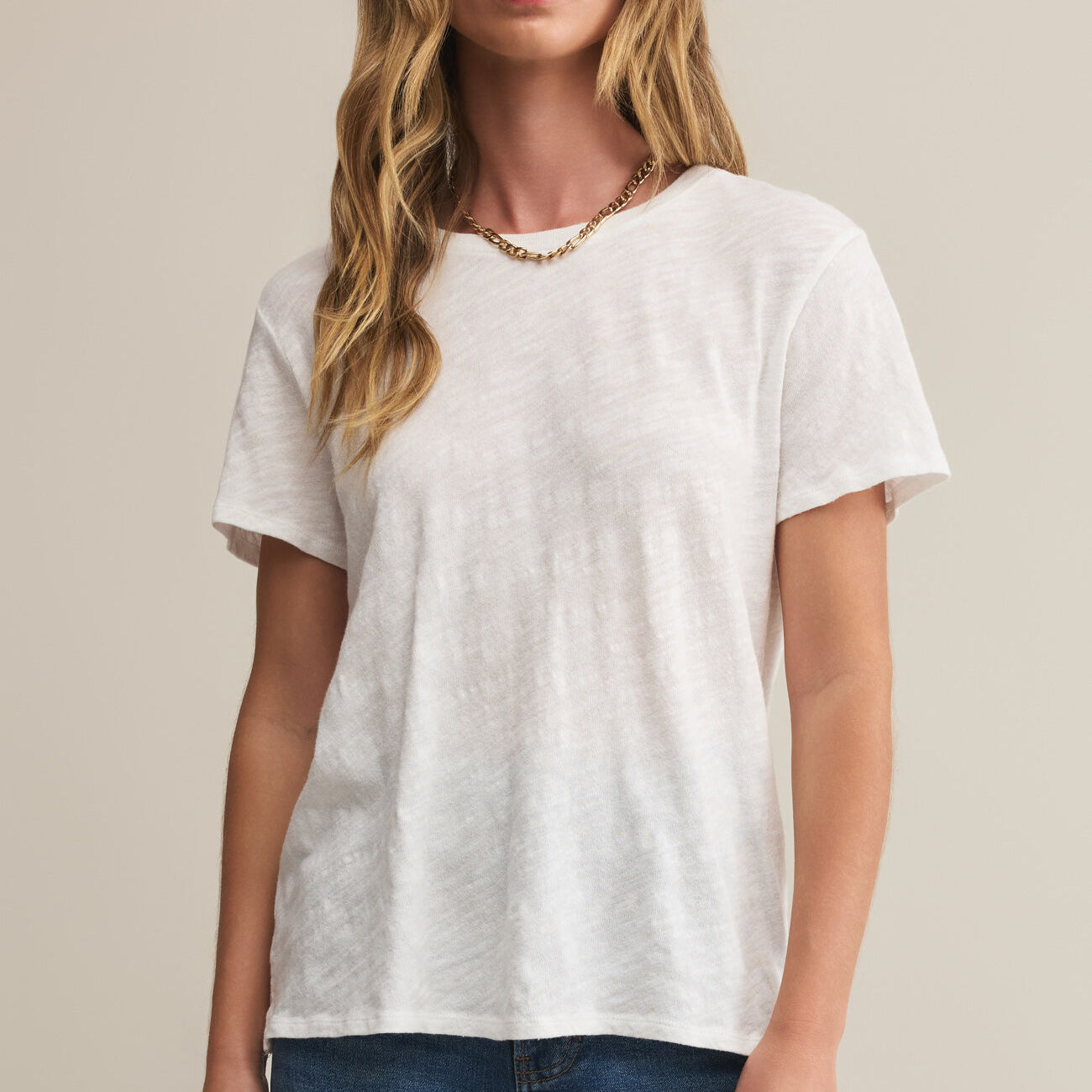 Foundation Slub Tee | White