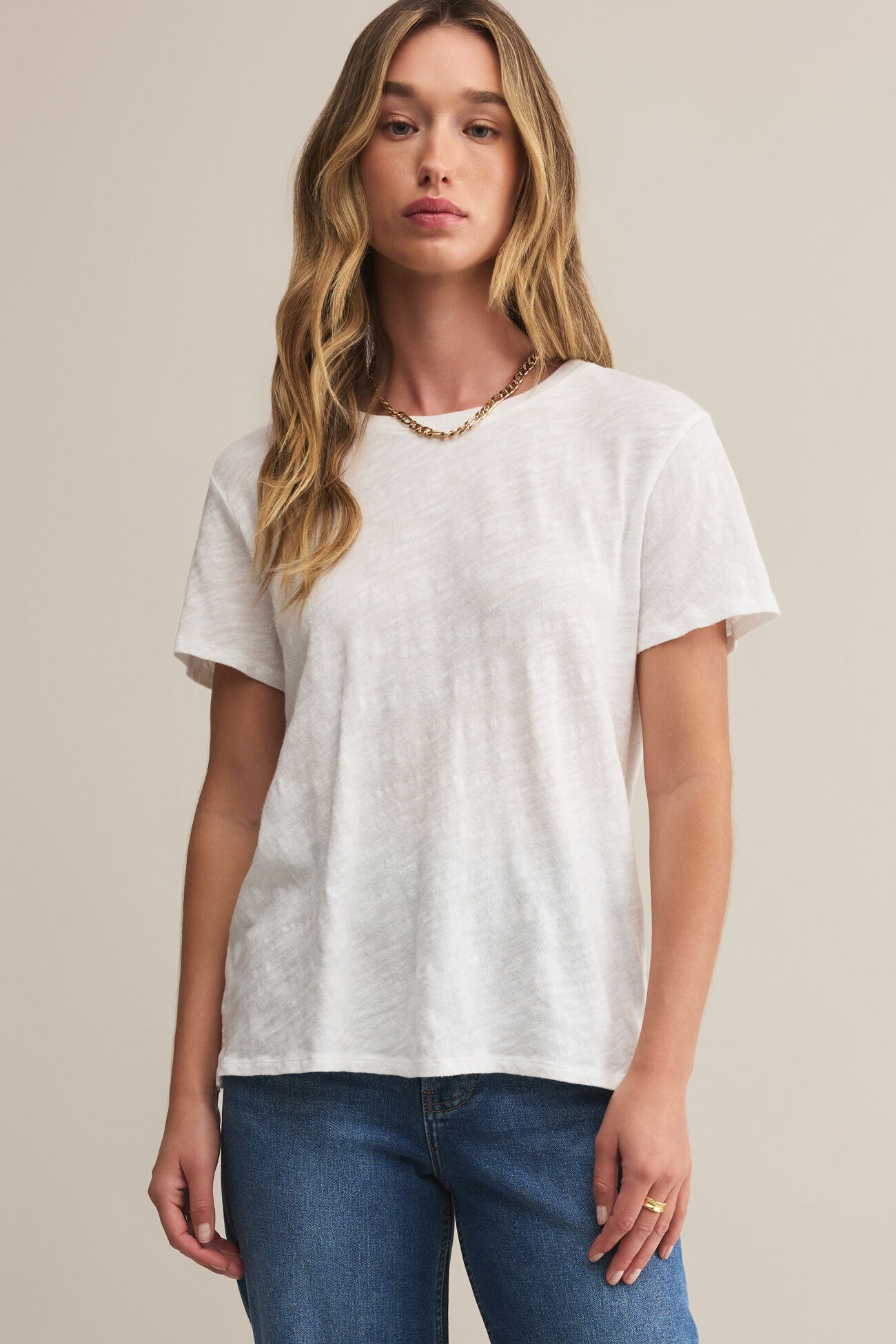 Foundation Slub Tee | White