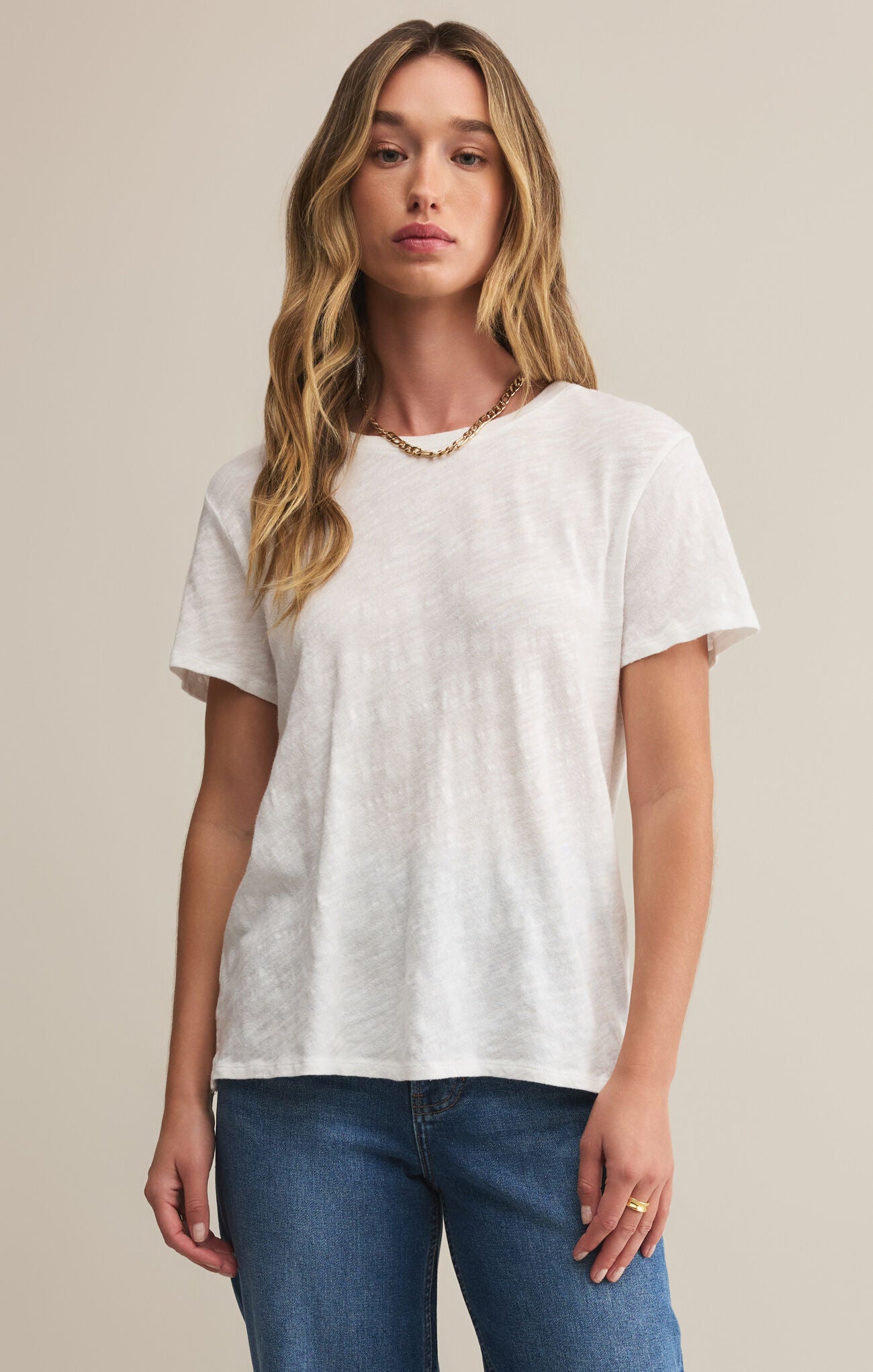 Foundation Slub Tee | White