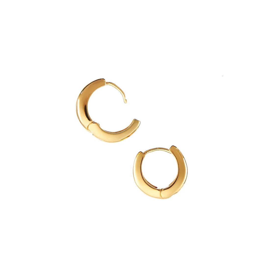 Zenith Hoops Large Huggie Earrings
