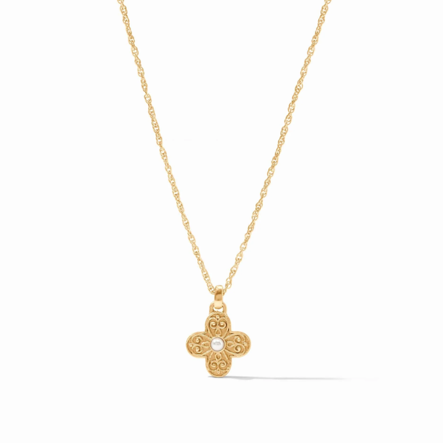 Julie Vos | Corinth Delicate Necklace | Pearl