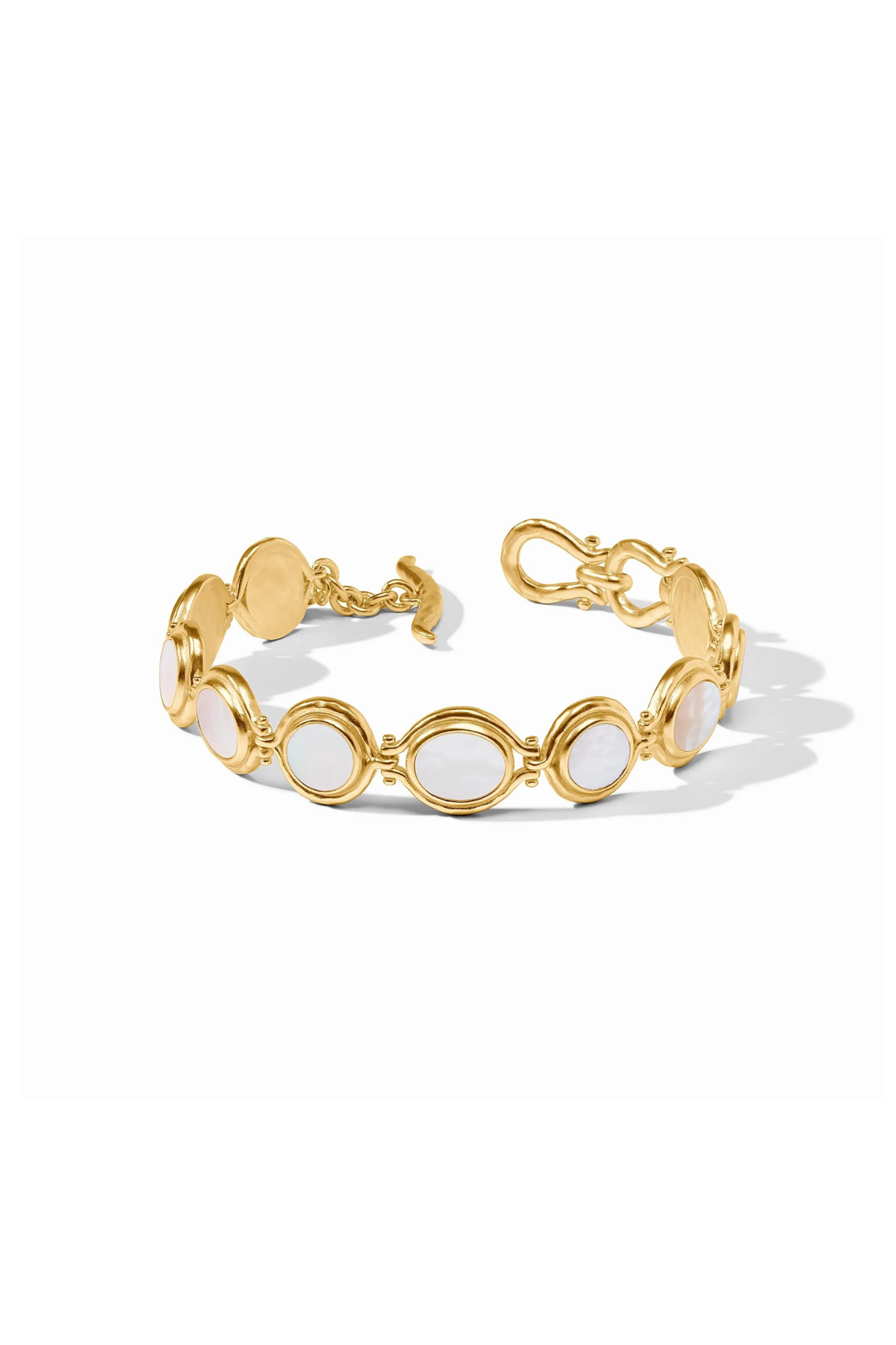 Julie Vos | Saratoga Tennis Bracelet | Mother of Pearl