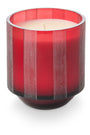 Striped Glass Candle | Cranberry Currant