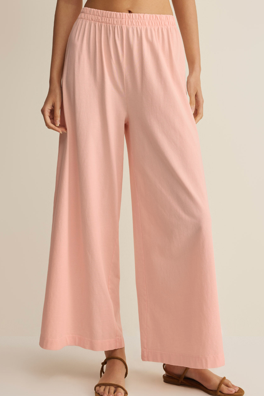 Z Supply | Scout Jersey Crop Flare Pants | Bellini