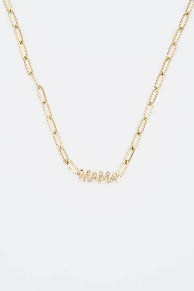 Mama Paperclip Necklace