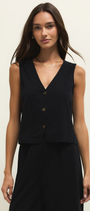 Noelle Jersey Top | True Black