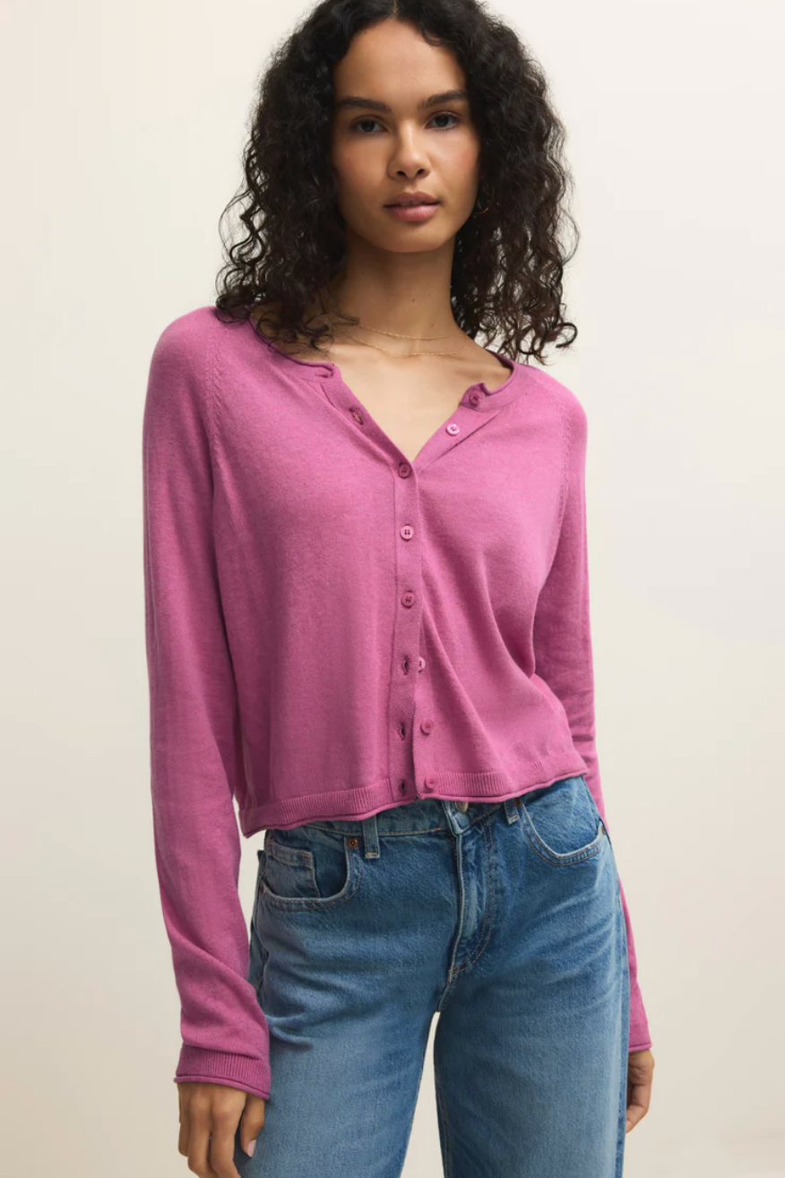 The Perfect Cardigan | Spanish Rose