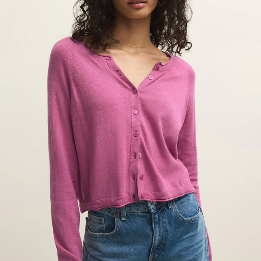 The Perfect Cardigan | Spanish Rose