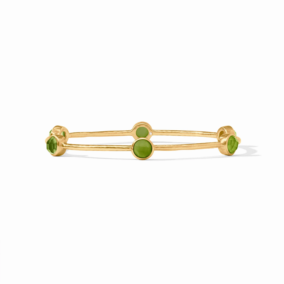 Julie Vos | Milano Lux Bangle | Palmetto Green