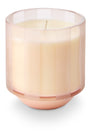 Striped Glass Candle | Pink Pine